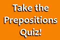 dependent prepositions quiz