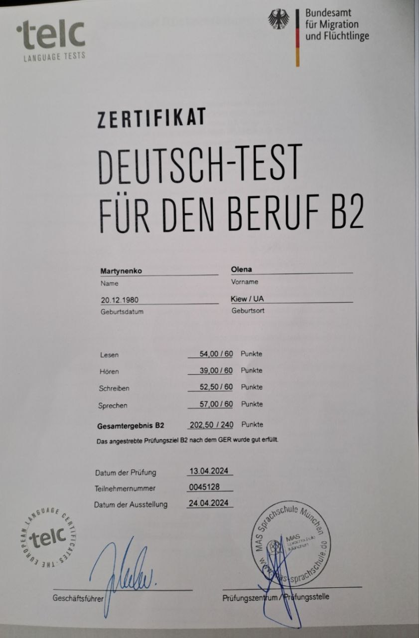 B2deutschzertifikat