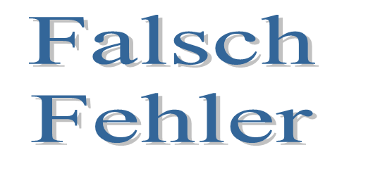 Falsch